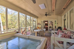 Riverfront Ellijay Home with Private Deck and Hot Tub!